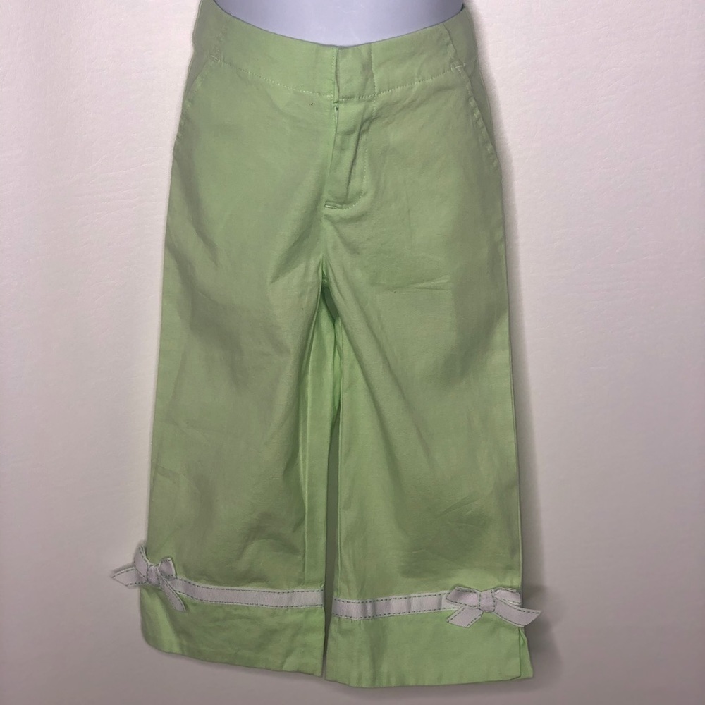 Childrens place girls cropped pants mint green